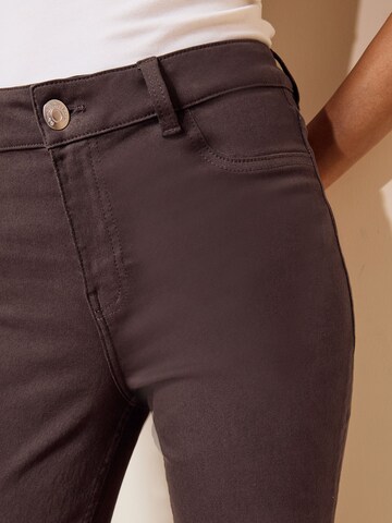 Friends Like These - Skinny Jeggings em castanho