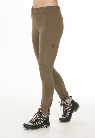 Whistler Slim fit Workout Pants 'Davina' in Green: front