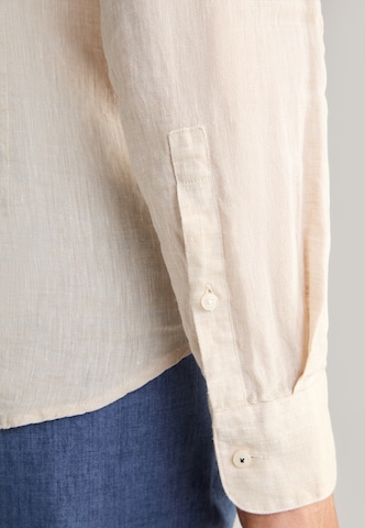 JOOP! Slim fit Button Up Shirt ' Pebo ' in Beige