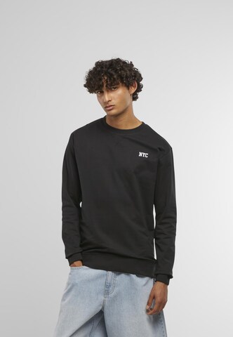 Mister Tee Sweatshirt 'NYC Wording' in Schwarz