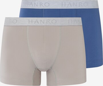 Hanro Boxershorts ' Cotton Essentials ' in Blauw: voorkant