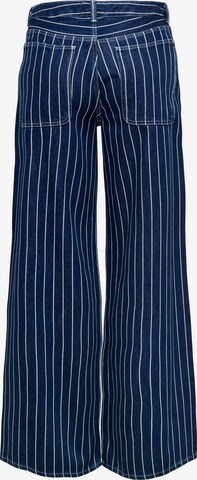 ONLY - Perna larga Calças de ganga 'Vela' em azul