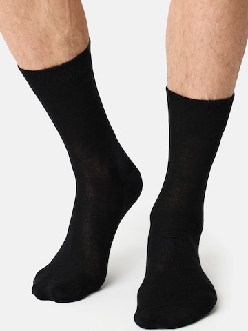 Nur Der Socks 'Weich & Haltbar' in Black: front