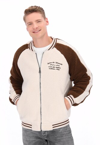 Veste mi-saison DreiMaster Vintage en blanc : devant