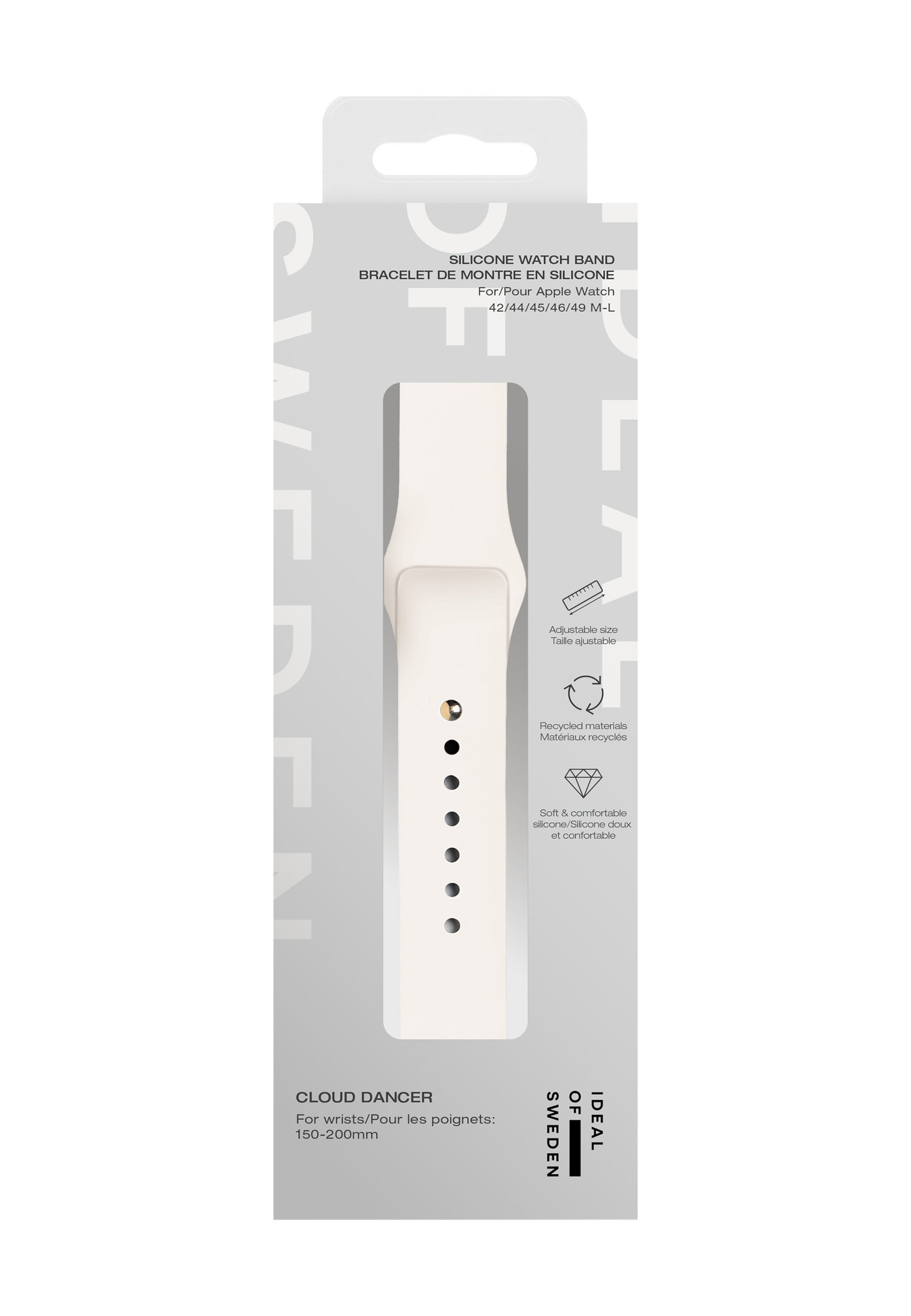 iDeal of Sweden - Reloj analógico en blanco