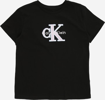 T-Shirt Calvin Klein Jeans en noir : devant
