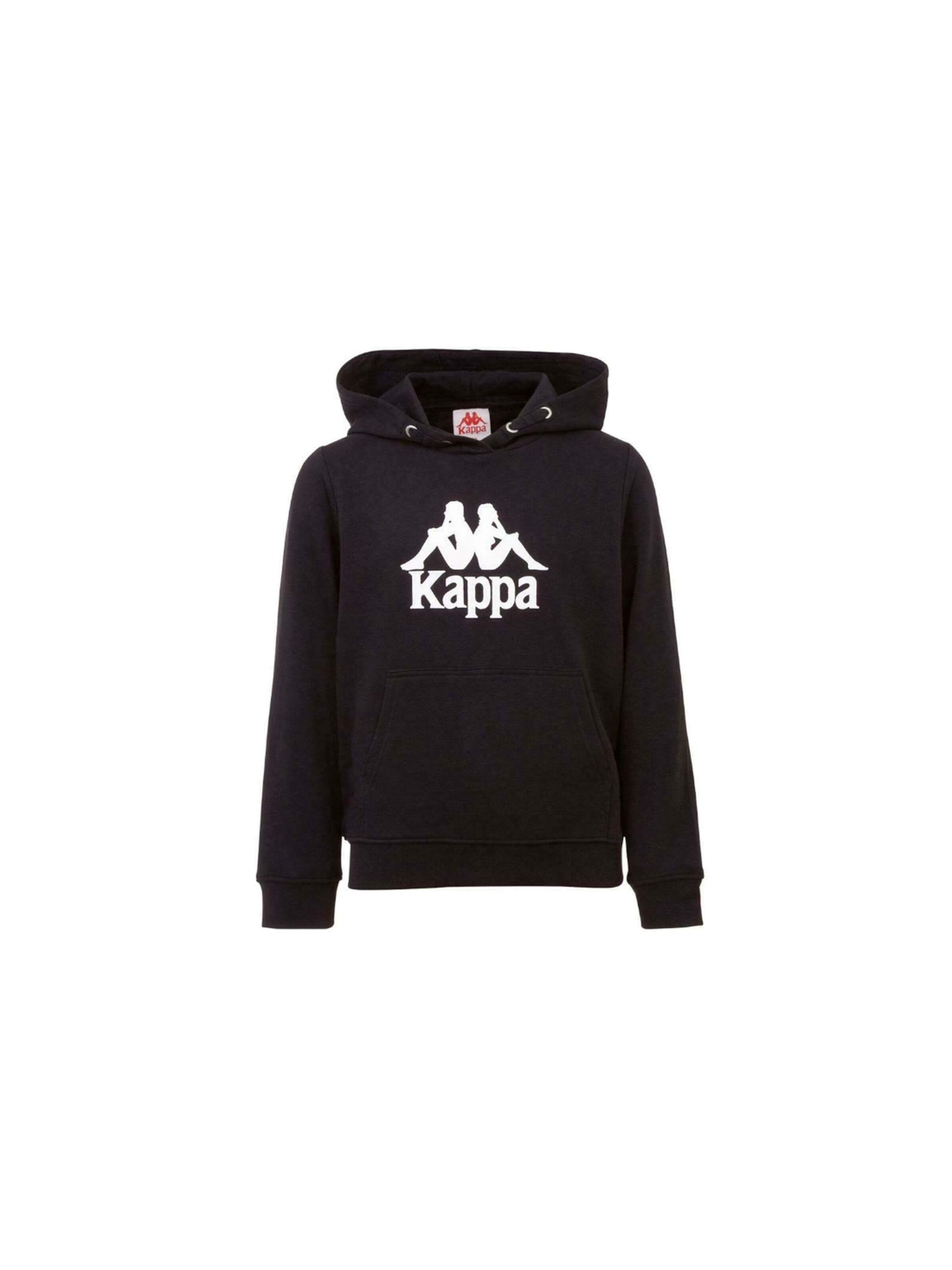 KAPPA Sweatshirt 'Kappa Taino Kids Hoodie' in Black: front