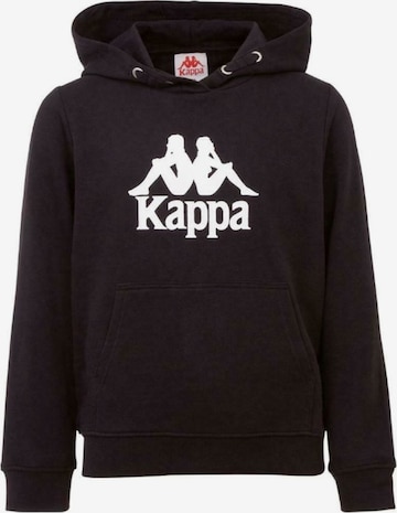 KAPPA Sweatshirt 'Kappa Taino Kids Hoodie' in Black: front