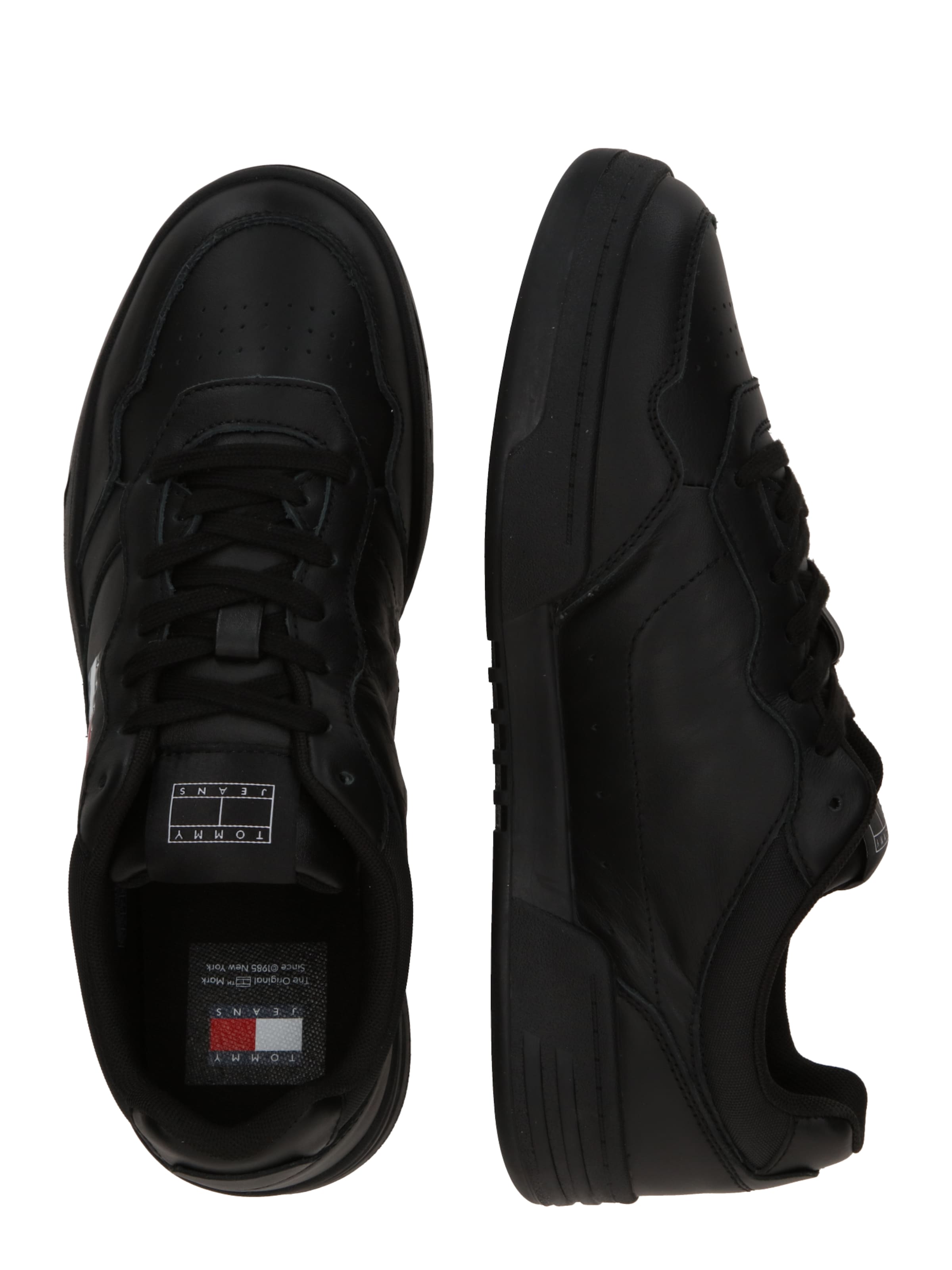 Sneaker low 'Ess' de la Tommy Jeans pe negru