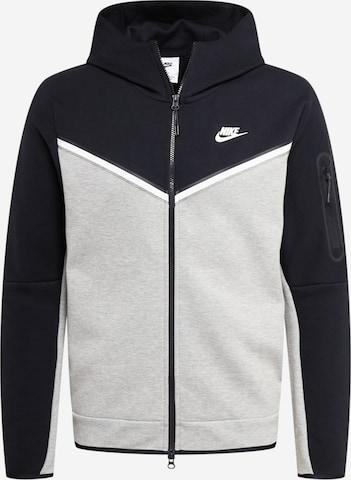 Nike Sportswear Sweat jacket in Black: front