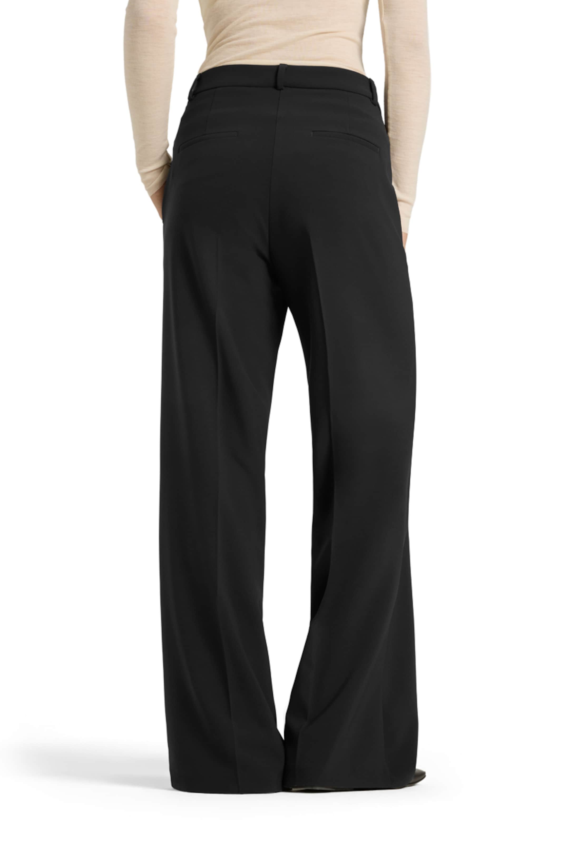 Cambio Wide Leg Hose 'Alexis' in Schwarz