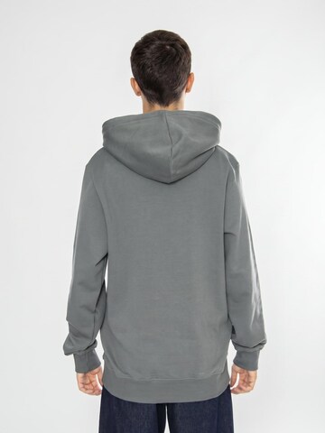 CAT Sweatshirt 'Logo Hoodie Stormy Weather' in Grey