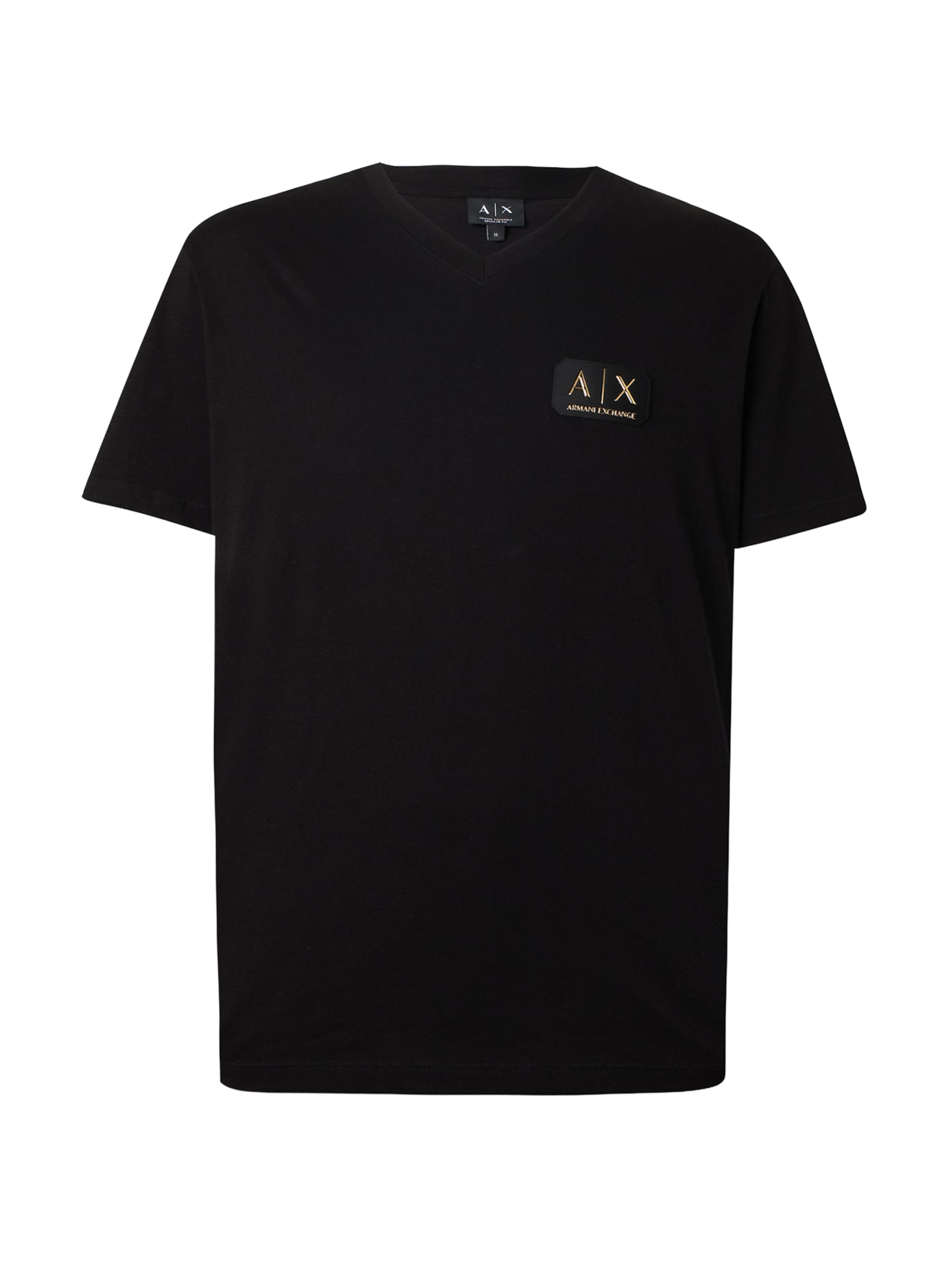 Tricou de la ARMANI EXCHANGE pe negru: față