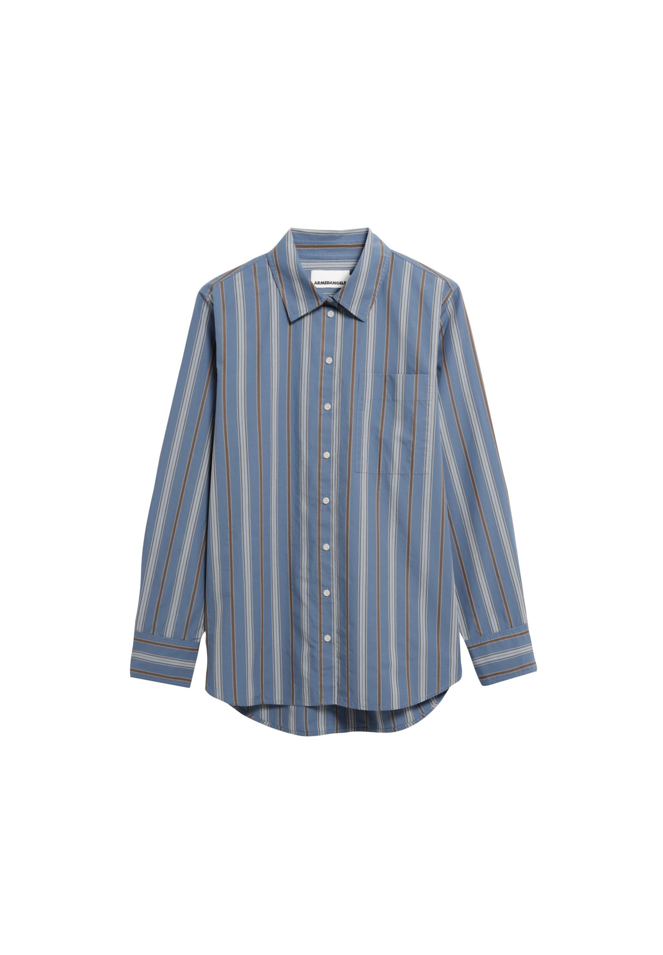 ARMEDANGELS Blouse in Blue: front