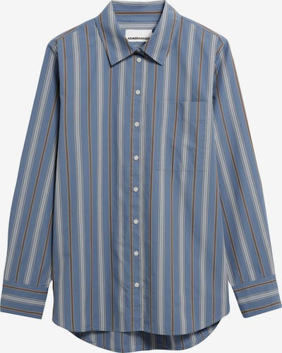 ARMEDANGELS Bluse in L in opal / braun / hellgrau, Produktansicht