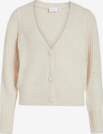 VILA Knit cardigan 'HIPPOLYTA' in White: front