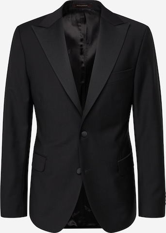 Oscar Jacobson Slim fit Suit Jacket in Black: front