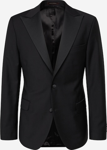 Oscar Jacobson Slim fit Colbert in Zwart: voorkant