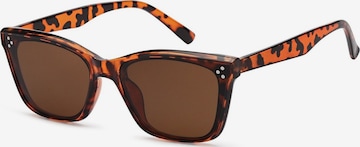 styleBREAKER Sonnenbrille in Braun: Vorderseite