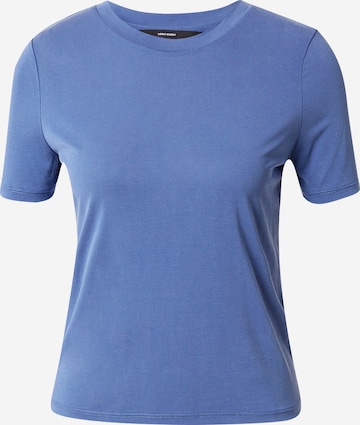 VERO MODA Shirt 'EVABIA' in Blauw: voorkant