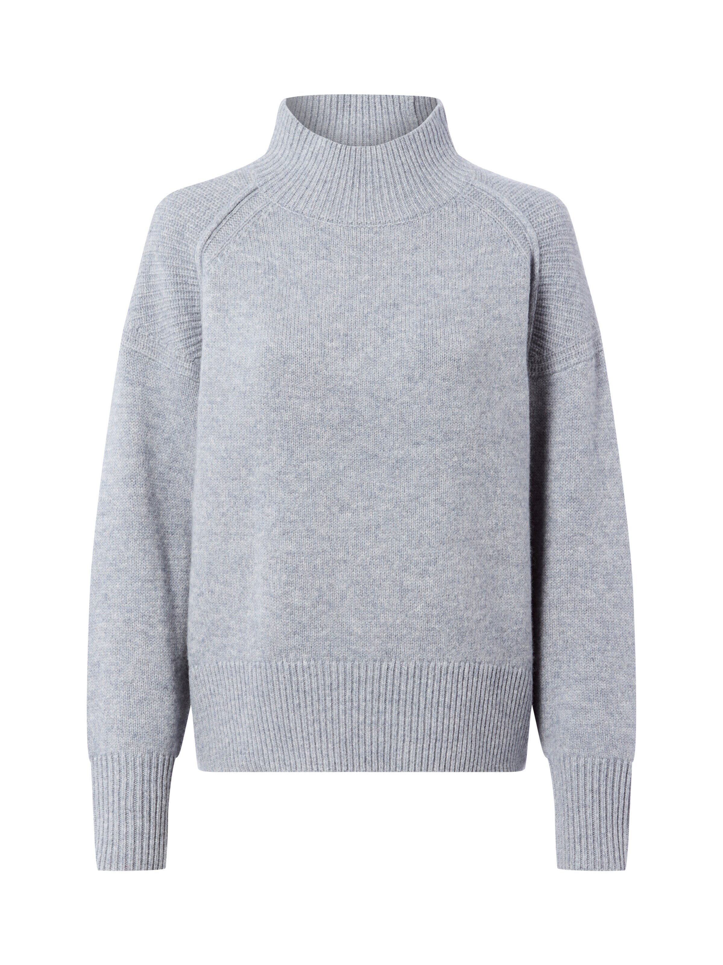 Marie Lund Pullover in Grau: Vorderseite