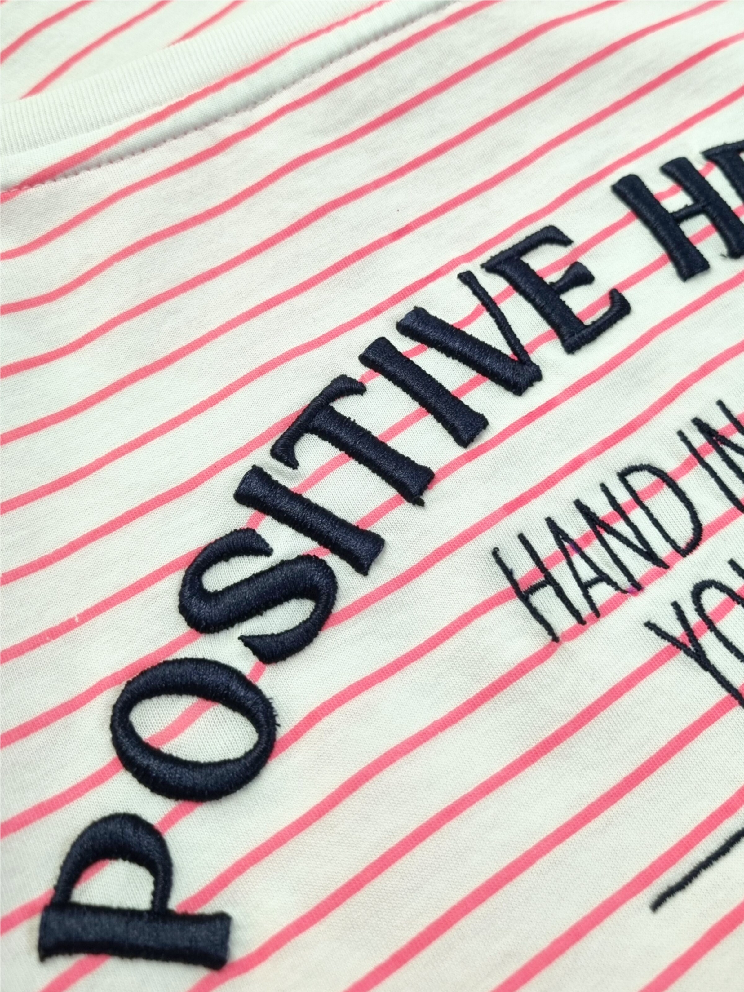 LIKS. Munich Shirt 'Tshirt mit Streifen Positiv Hearts' in Wit