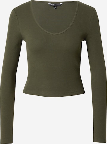 ONLY Majica 'ONLKAYA' | zelena barva: sprednja stran