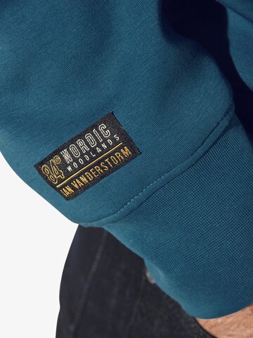 Jan Vanderstorm Sweat jacket 'Halmar' in Green