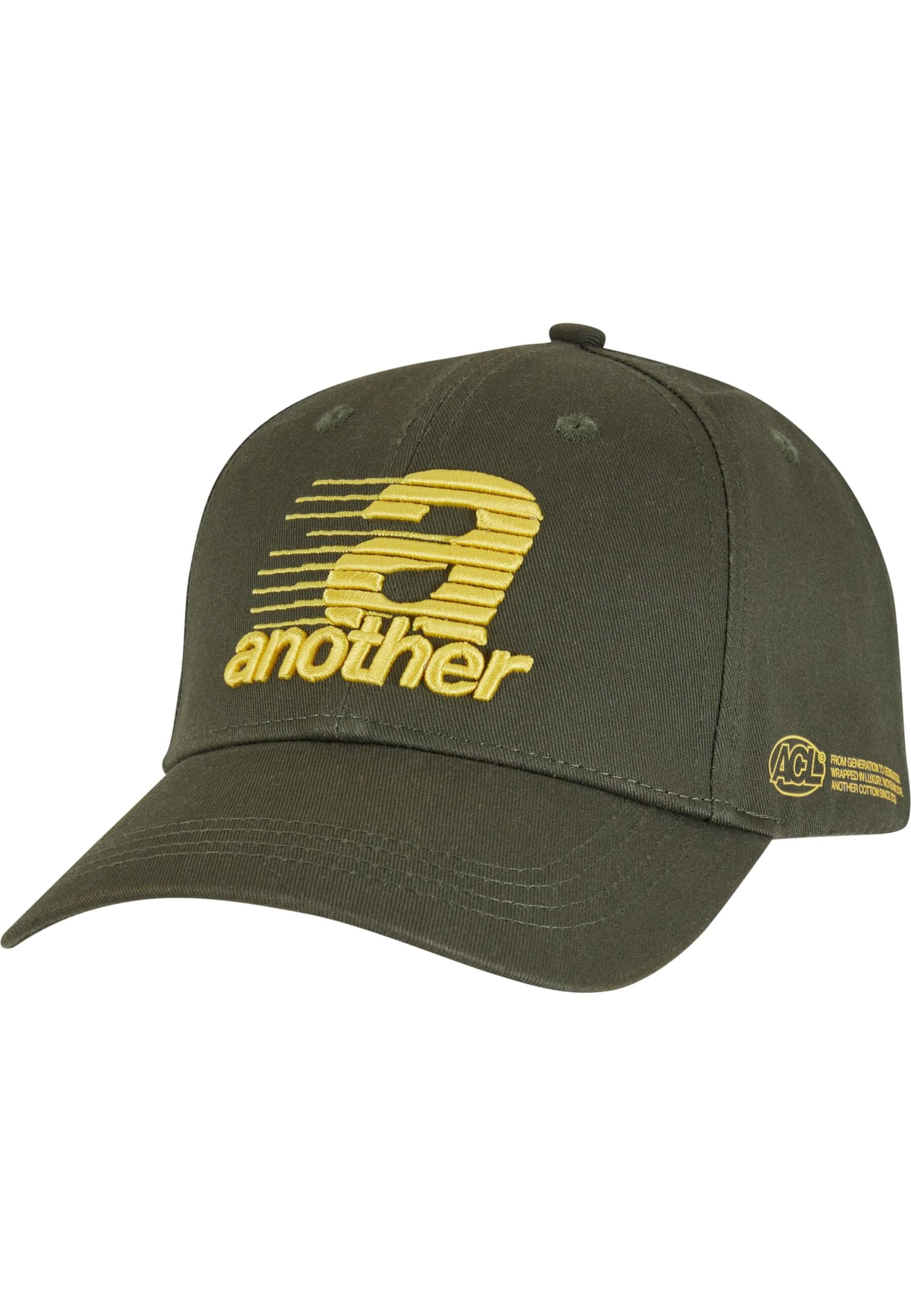 Another Cotton Lab - Gorra 'ACL Fastback' en verde: frente