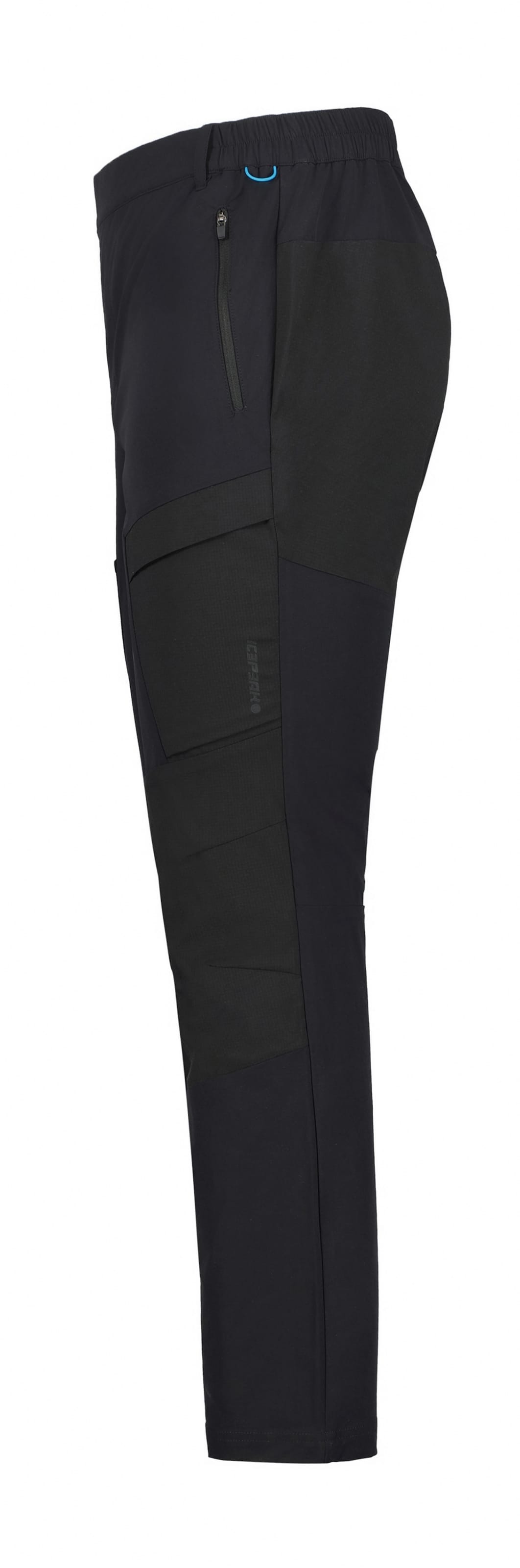Coupe slim Pantalon outdoor 'Deford' ICEPEAK en noir