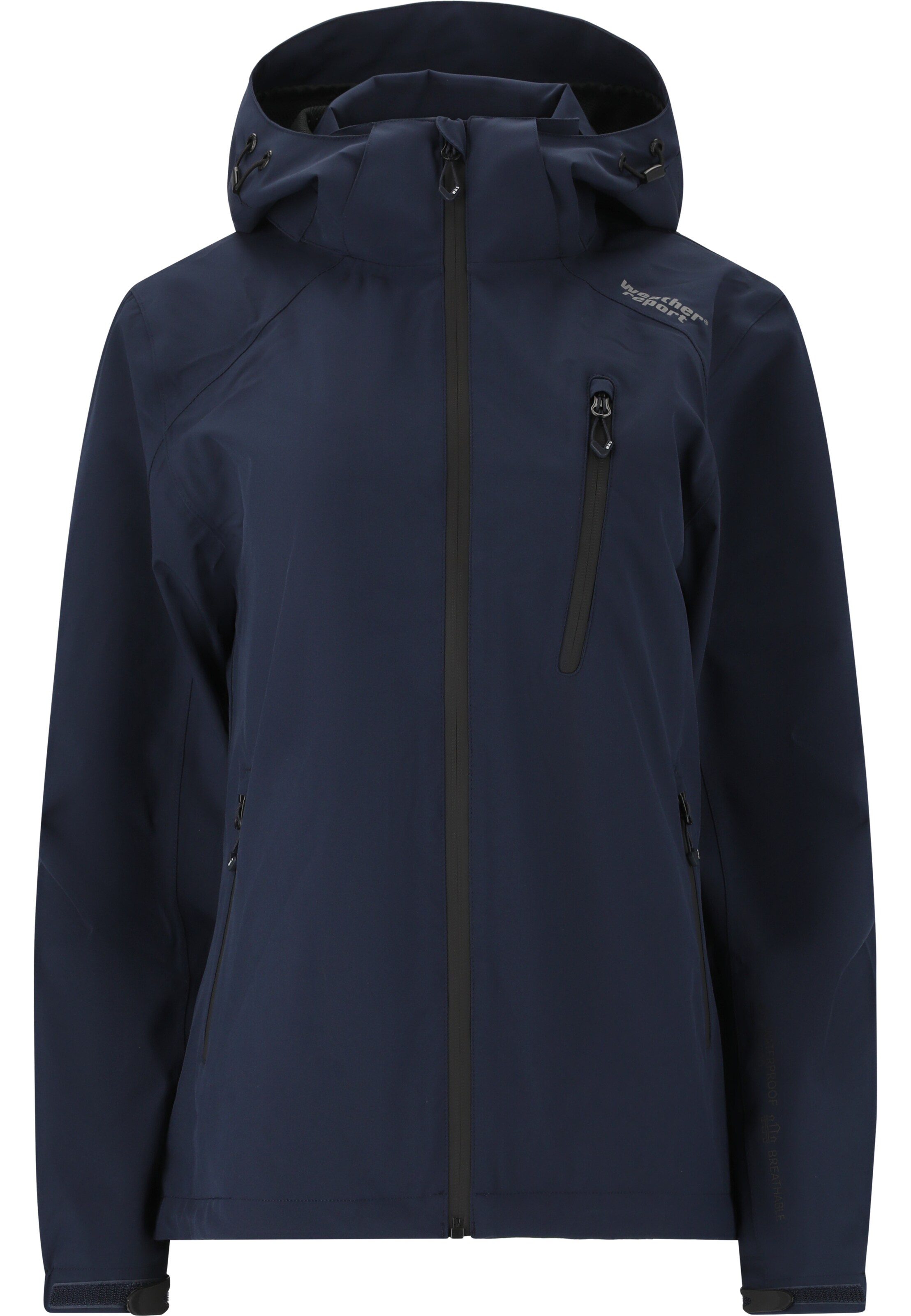 Weather Report Outdoorjacke 'Camelia' in Blau: Vorderseite