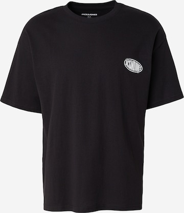 JACK & JONES T-shirt 'JJLEGACY' i svart: framsida