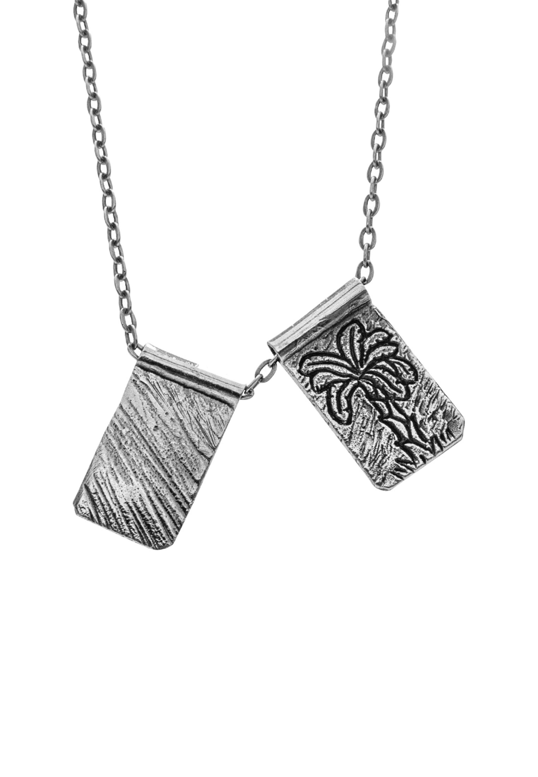 Haze&Glory Ketting in Zilver: voorkant