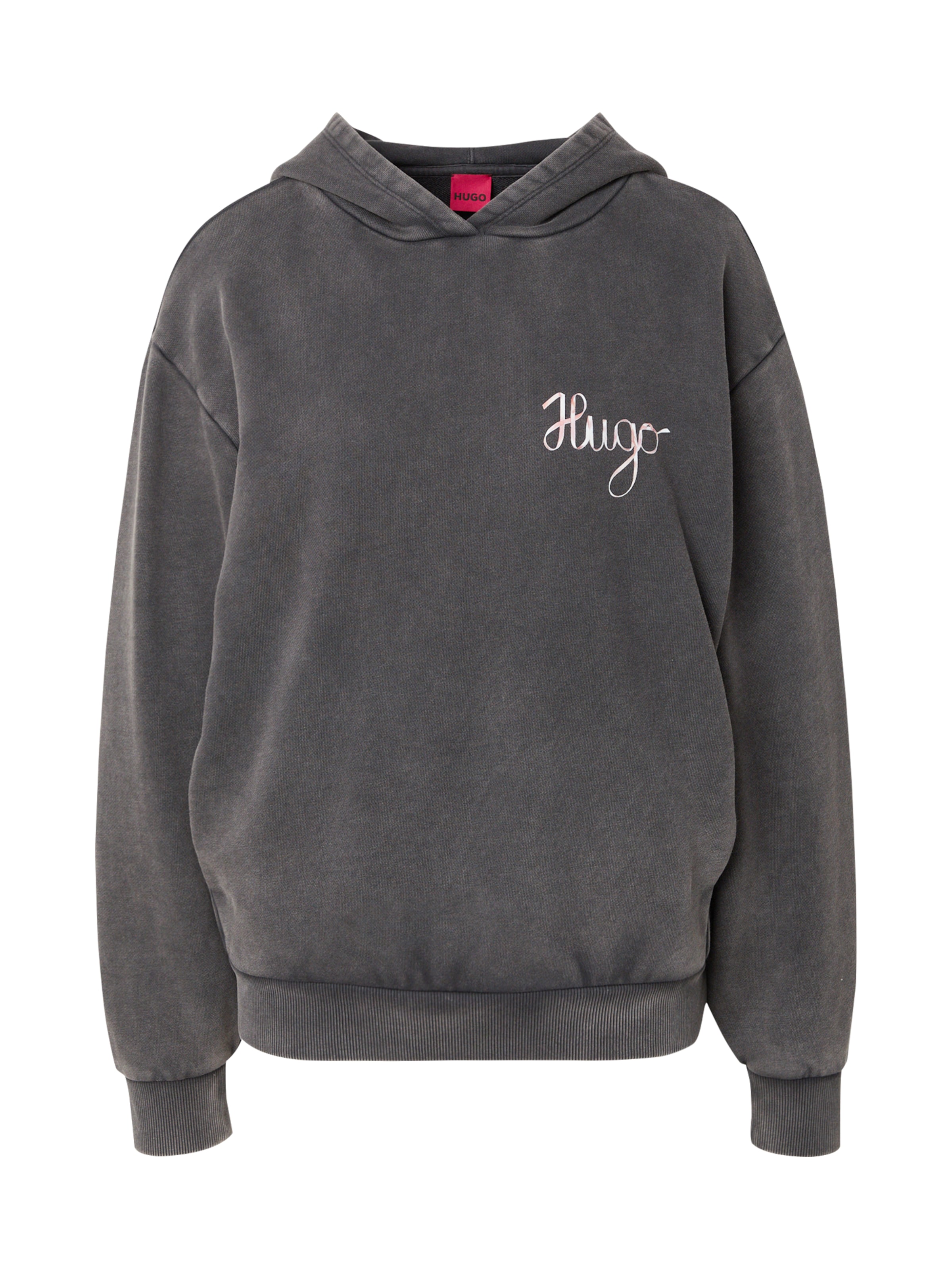 fekete / gyapjúfehér HUGO Tréning póló 'Deboxina', Termék nézet