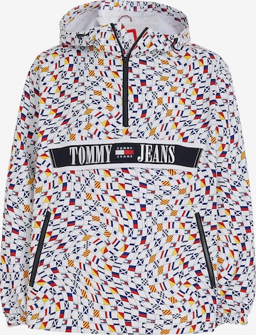 Tommy Jeans Přechodná bunda 'Chicago' – bílá: přední strana