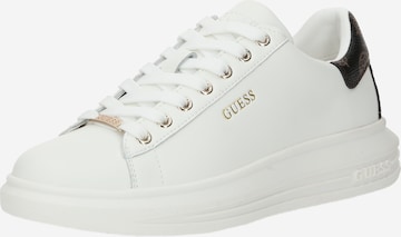 Baskets basses 'Vibo' GUESS en blanc : devant