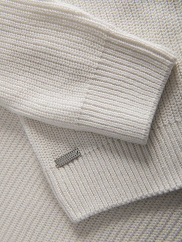 Pull-over 'OM-SWTN-0162' Ombre en blanc