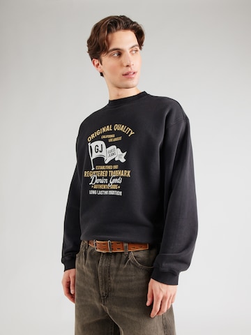 GUESS JEANS Sweatshirt in Black: front