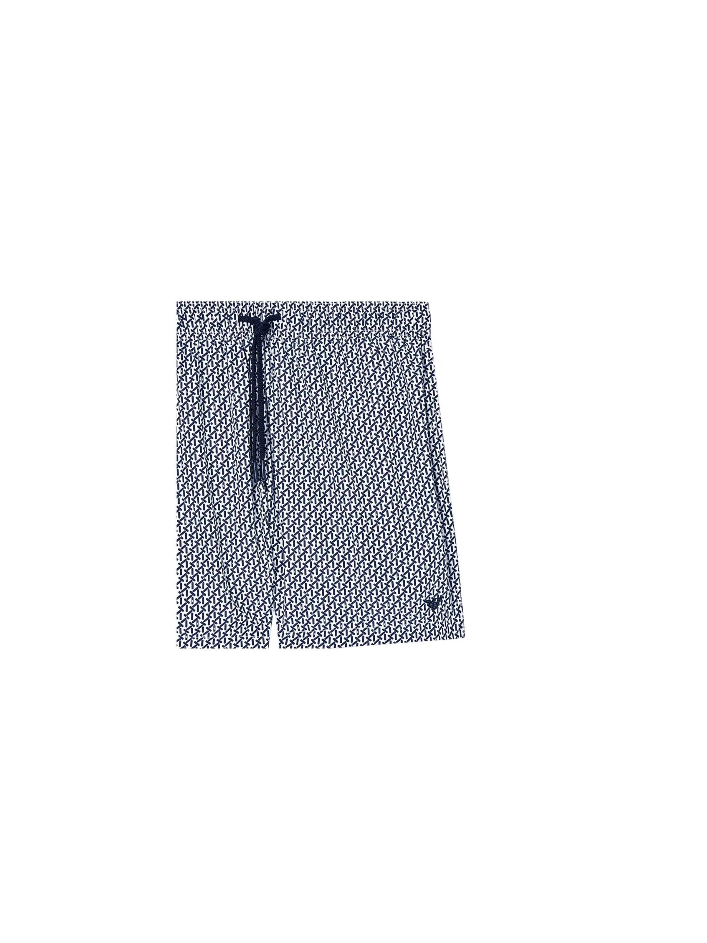 ARMANI - Bermudas 'Mixed Pattern GA' en blanco