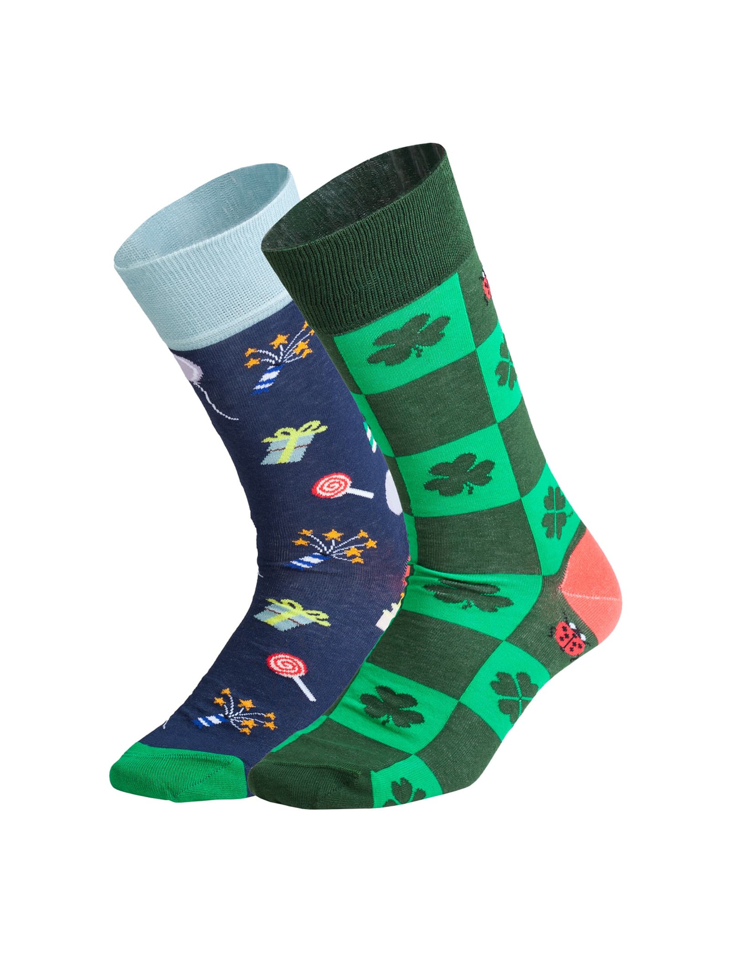 DillySocks Sokker 'Lucky Celebration' i blandingsfarvet: forside