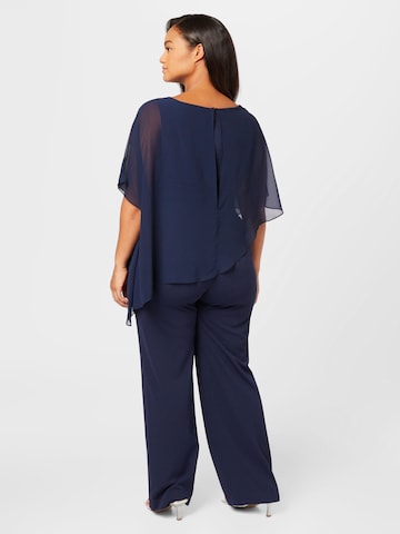 Tuta jumpsuit di SWING Curve in blu