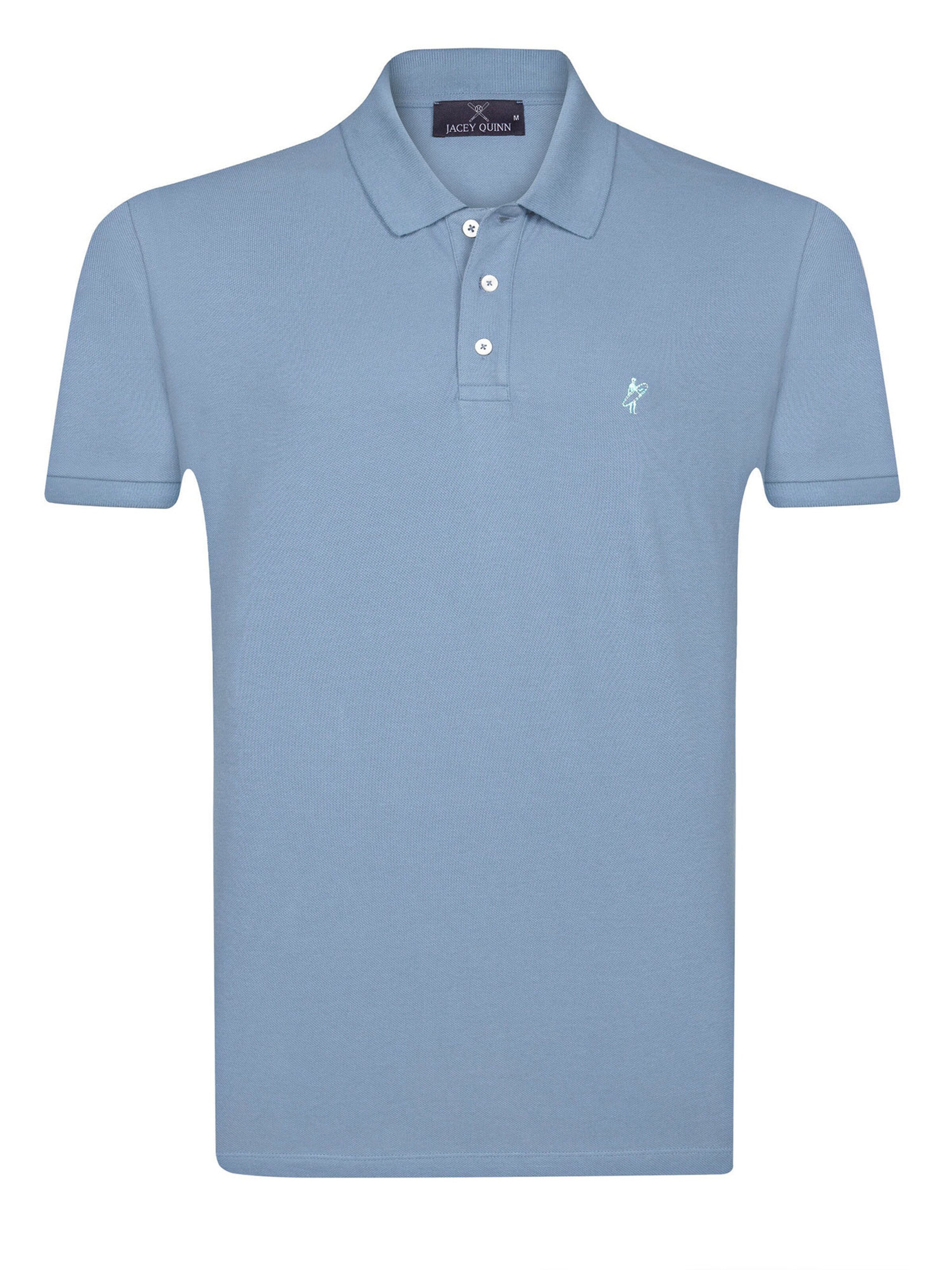 Maglietta di Jacey Quinn in blu: frontale