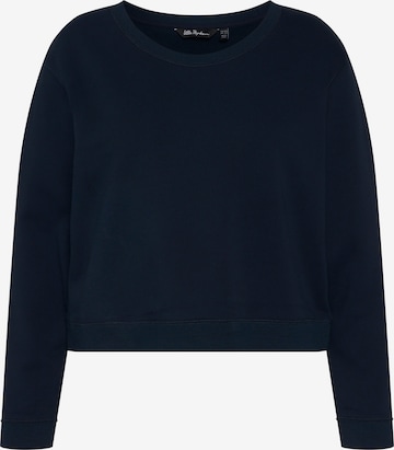 Ulla Popken Sweatshirt in Blauw: voorkant