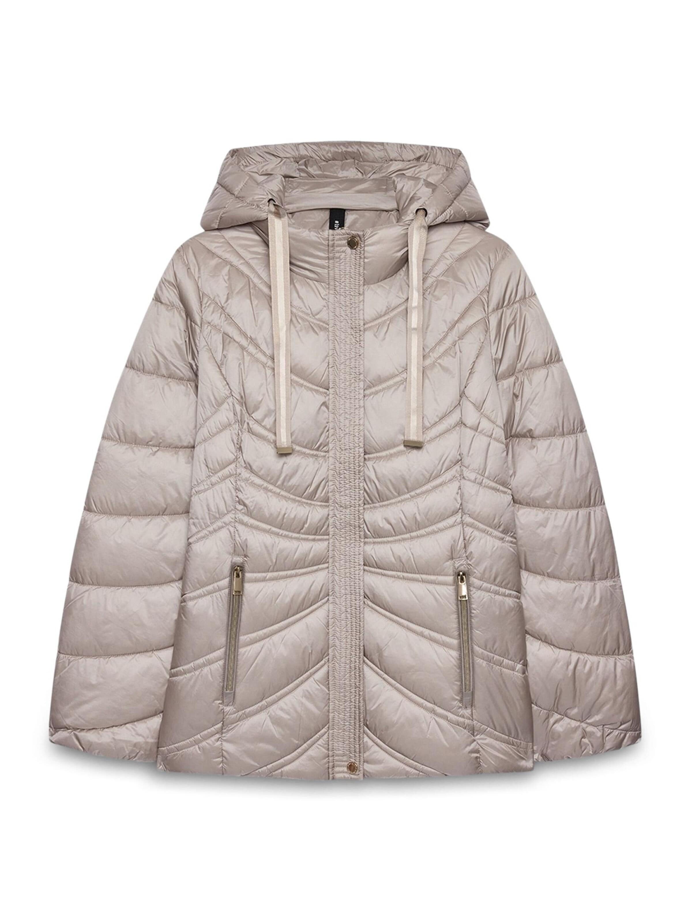Fiorella Rubino Winter jacket in Grey: front