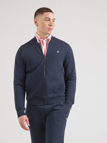 Hackett London Суичъри с качулка в синьо: отпред