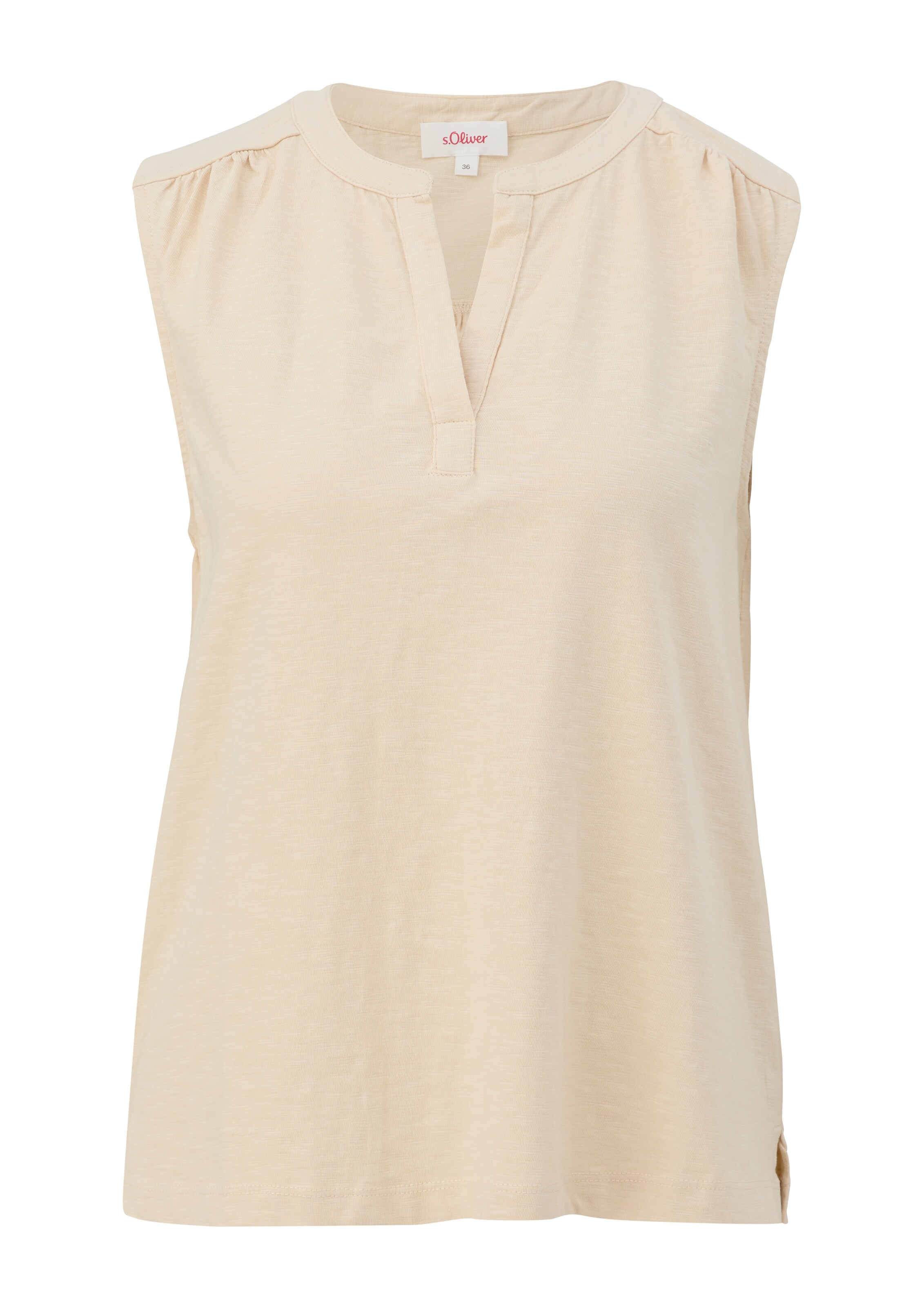 Chemisier s.Oliver en beige : devant