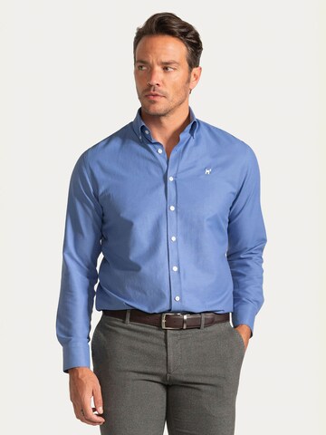 Regular fit Camicia 'Oxford' di Williot in blu: frontale