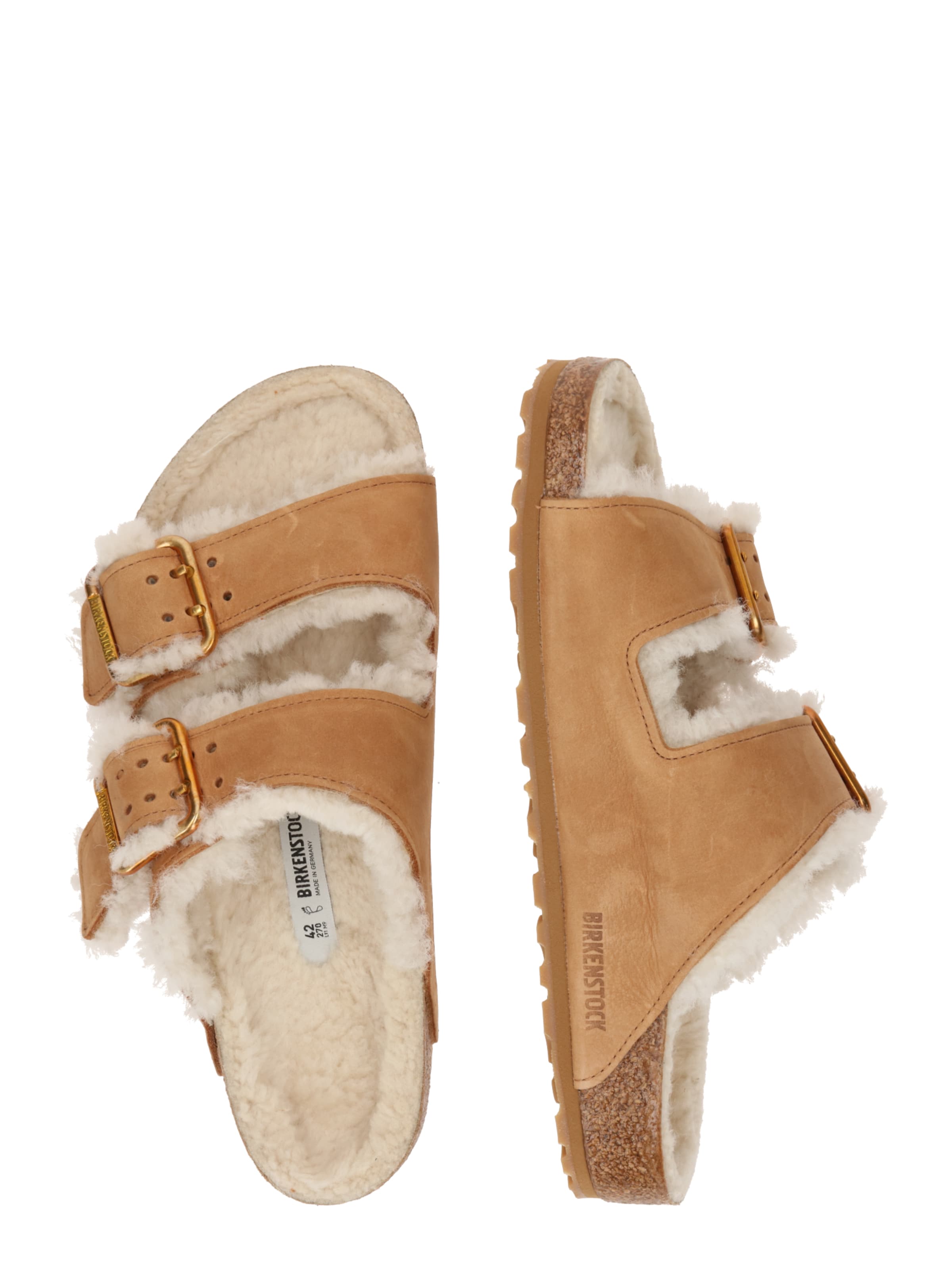 BIRKENSTOCK Hjemmesko i brun