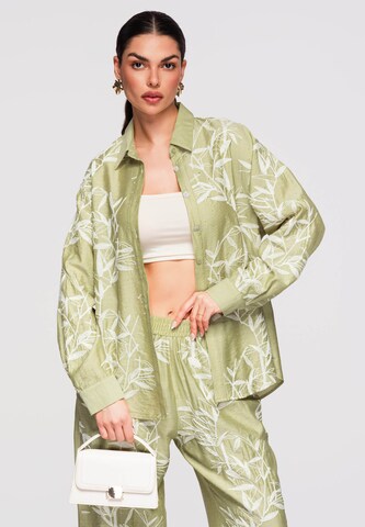 Ombre Blouse in Groen