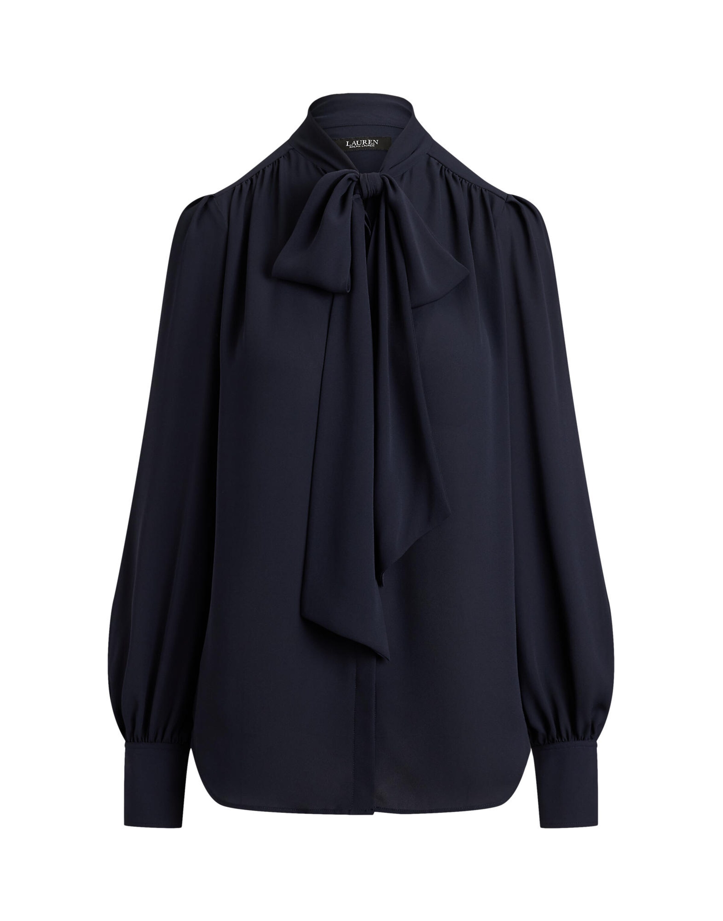 Lauren Ralph Lauren Bluse in Blau: Vorderseite